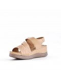 Comfortable faux leather sandal for women