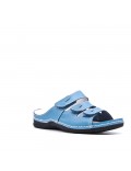 Sandale comfort en simili cuir