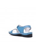 Sandale comfort en simili cuir