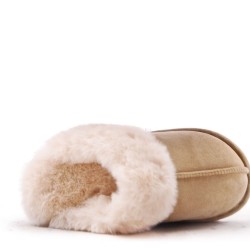 Women's faux fur slipper