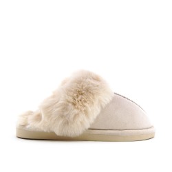 Women's faux fur slipper