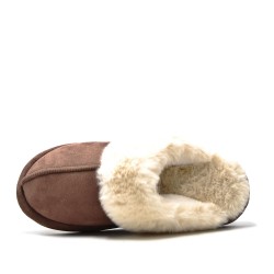 Men's faux fur slipper