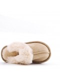 Men's faux fur slipper