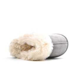 Men's faux fur slipper