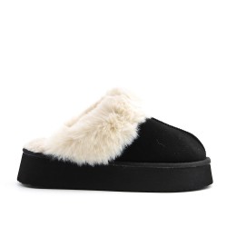 Women's faux fur slipper