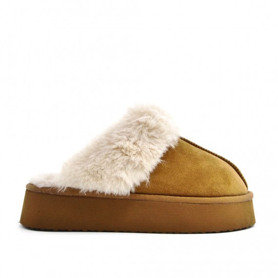 Women's faux fur slipper