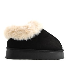 Women's faux fur slipper