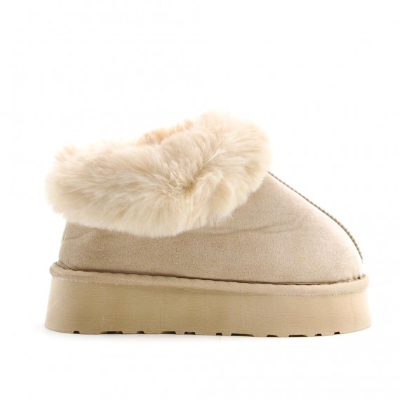 Women's faux fur slipper