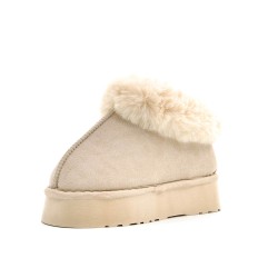 Women's faux fur slipper