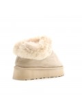 Women's faux fur slipper