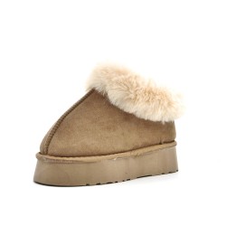 Women's faux fur slipper