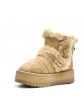 Comfort boot detail with fur