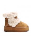 Comfort boot detail with fur