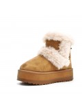 Comfort boot detail with fur