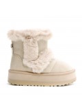 Comfort boot detail with fur