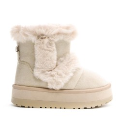 Comfort boot detail with fur