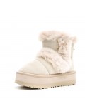 Comfort boot detail with fur