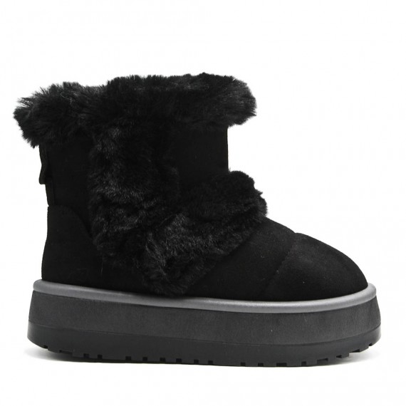 Comfort boot detail with fur