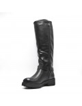 Faux leather boot