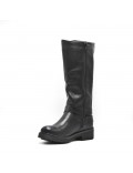 Faux leather boot