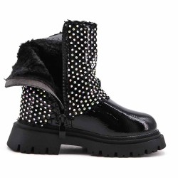 Faux leather children's boot