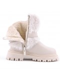 Faux leather children's boot