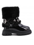 Faux leather children's boot