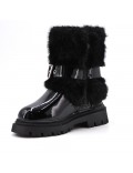 Faux leather children's boot