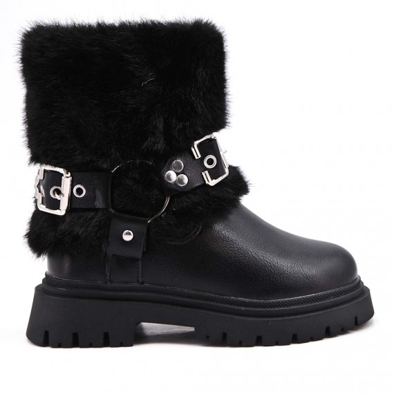 Faux leather children's boot