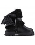 Faux leather children's boot