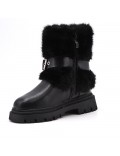 Faux leather children's boot