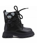 Faux leather children's boot