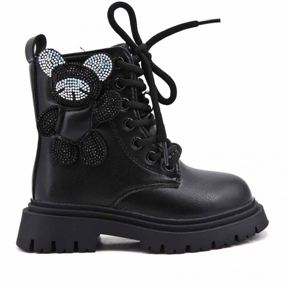 Faux leather children's boot