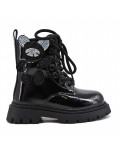 Faux leather children's boot