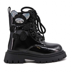 Faux leather children's boot