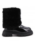 Faux leather children's boot