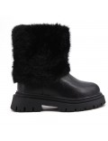 Faux leather children's boot