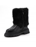 Faux leather children's boot