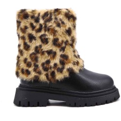 Faux leather children's boot