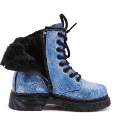 Faux leather children's boot