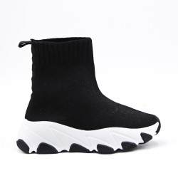 Children's textile ankle boots