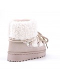 Children's ankle boot in mixed materials