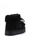 Children's ankle boot in mixed materials