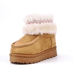 Children's ankle boot in mixed materials