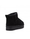 Children's ankle boot in mixed materials