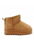 Children's ankle boot in mixed materials