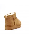 Children's ankle boot in mixed materials