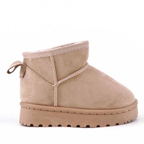 Children's ankle boot in mixed materials