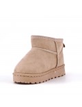 Children's ankle boot in mixed materials