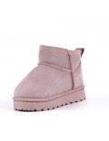 Children's ankle boot in mixed materials